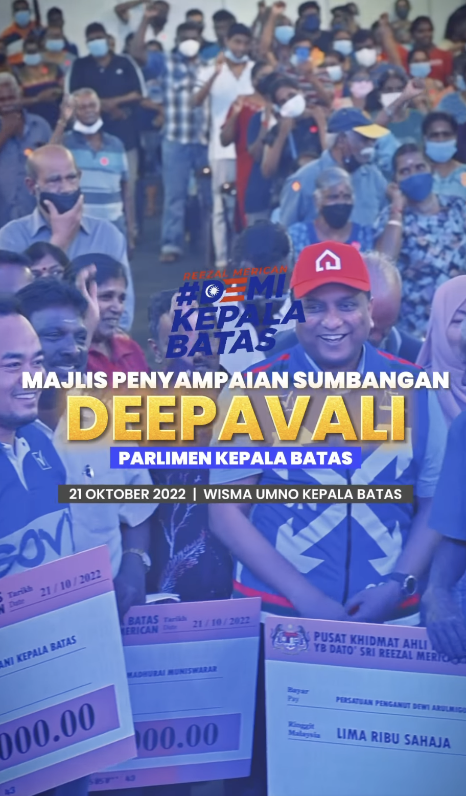 Majlis Penyampaian Sumbangan Deepavali Parlimen Kepala Batas