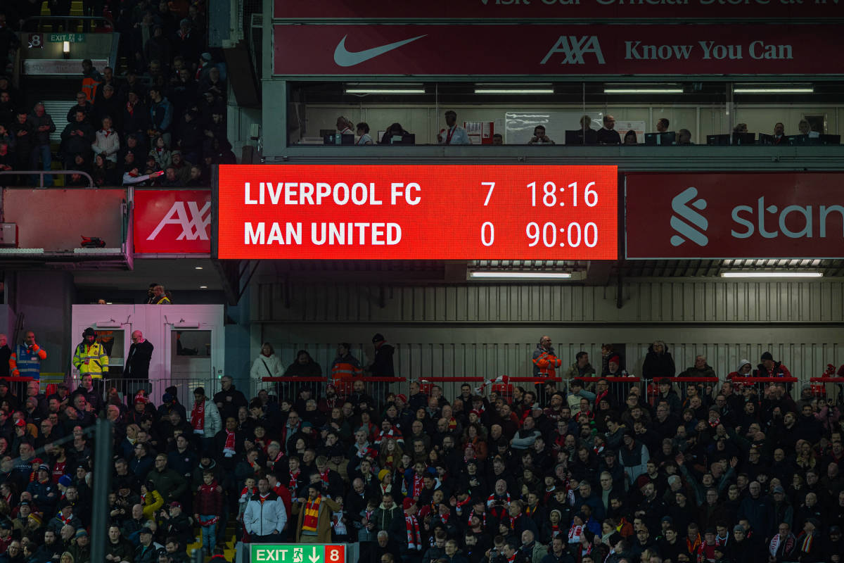 Liverpool malukan ManUnited 7 - 0