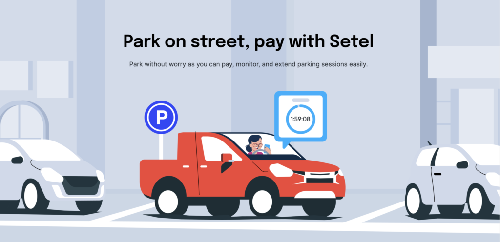 setel parking