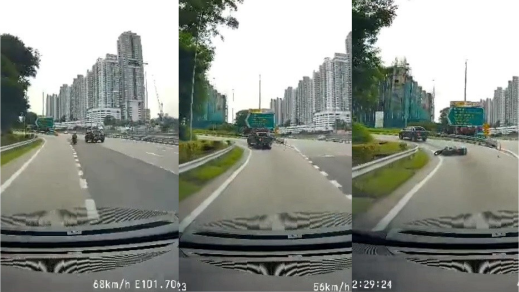 Pemandu 4x4 Langgar Motosikal Empat Beranak Ditahan